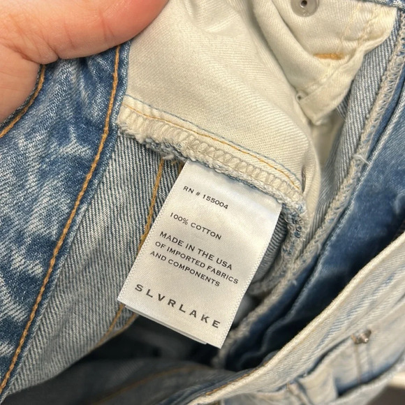 SLVRLKE Beatnik High Rise Slim Ankle Jean In Crosby - Picture 8 of 9